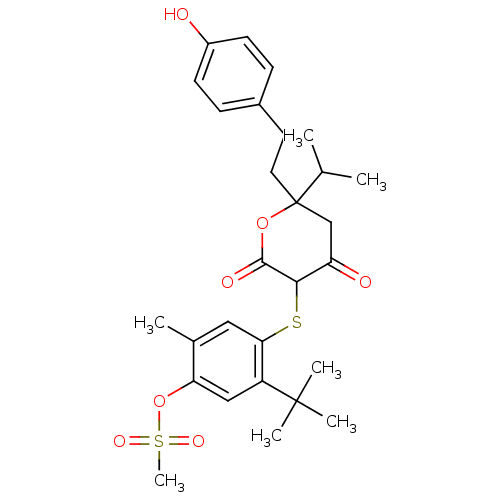 Chemical structure of BindingDB Monomer ID 431