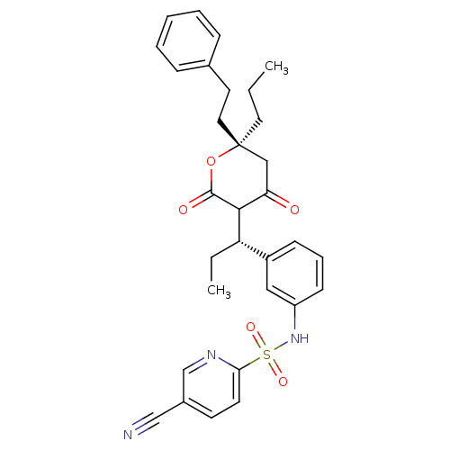 Chemical structure of BindingDB Monomer ID 555