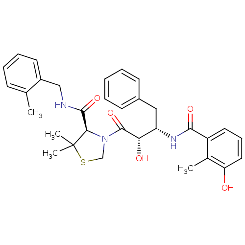 Chemical structure of BindingDB Monomer ID 580
