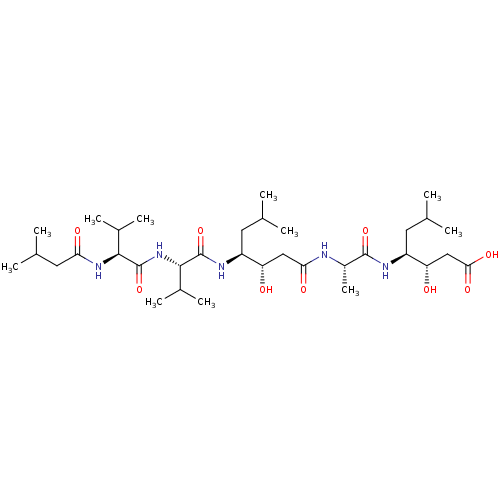Chemical structure of BindingDB Monomer ID 912