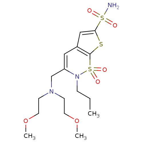 Chemical structure of BindingDB Monomer ID 11407