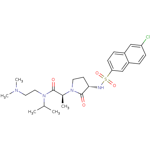 Chemical structure of BindingDB Monomer ID 12531