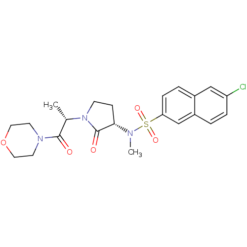Chemical structure of BindingDB Monomer ID 12566