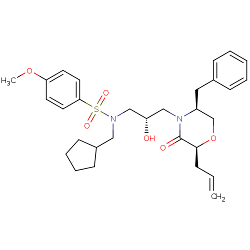 Chemical structure of BindingDB Monomer ID 13727