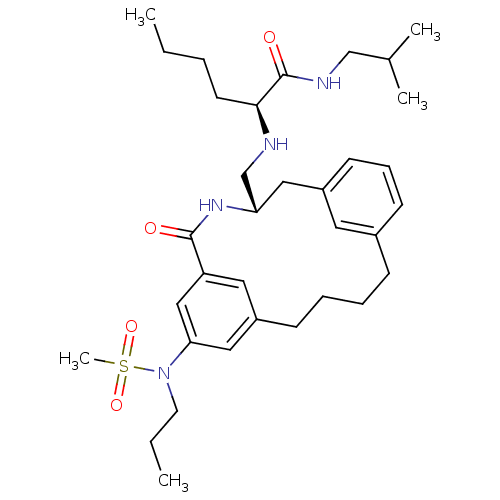 Chemical structure of BindingDB Monomer ID 16722