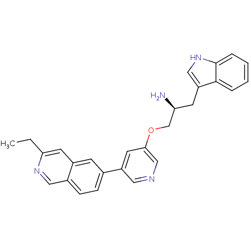 Chemical structure of BindingDB Monomer ID 16971