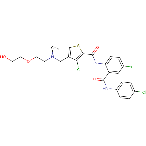 Chemical structure of BindingDB Monomer ID 17255