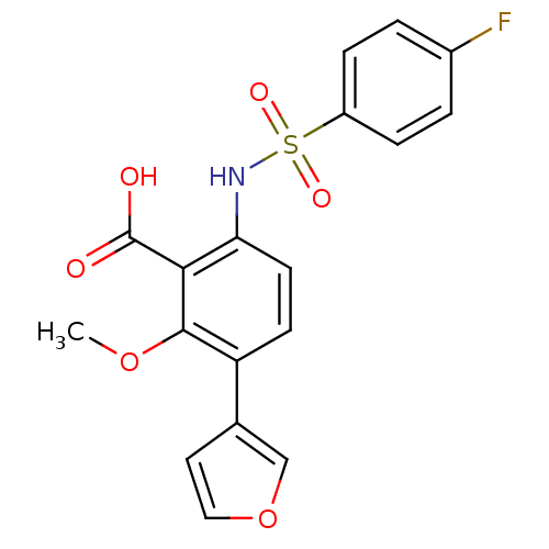 Chemical structure of BindingDB Monomer ID 17617