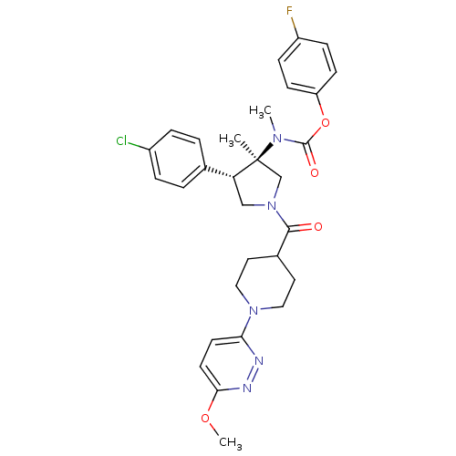 Chemical structure of BindingDB Monomer ID 109729