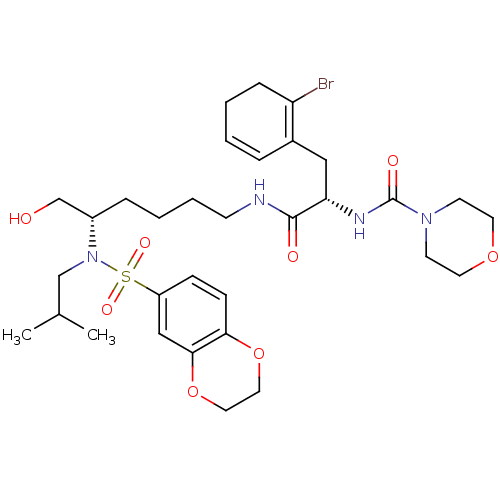 Chemical structure of BindingDB Monomer ID 123001