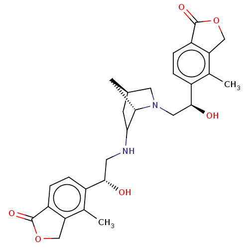 Chemical structure of BindingDB Monomer ID 161042