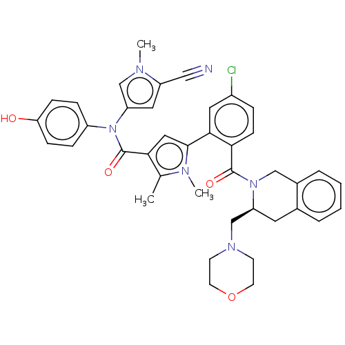 Chemical structure of BindingDB Monomer ID 161554