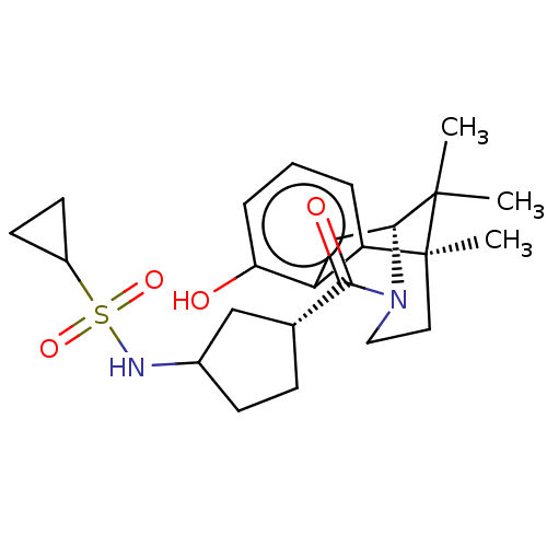 Chemical structure of BindingDB Monomer ID 166850