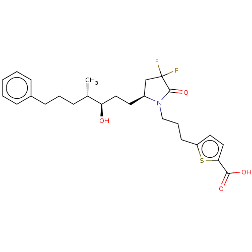 Chemical structure of BindingDB Monomer ID 190281