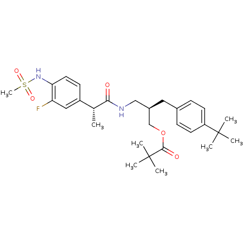 Chemical structure of BindingDB Monomer ID 20312
