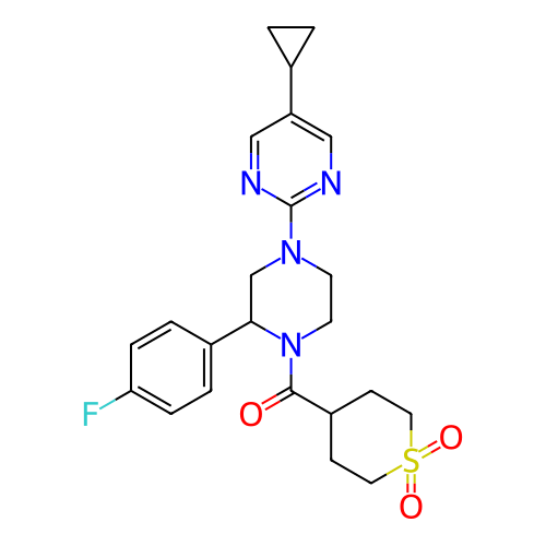 Chemical structure of BindingDB Monomer ID 201140