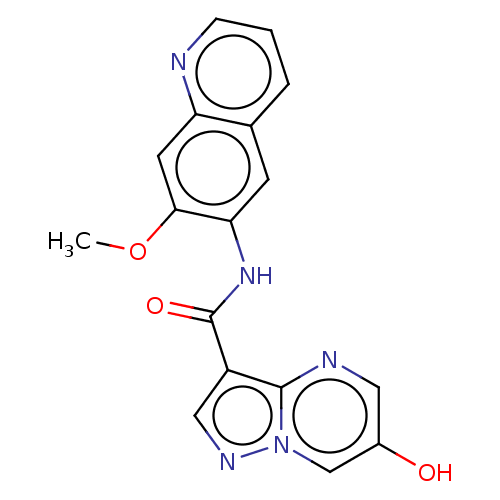 Chemical structure of BindingDB Monomer ID 206096