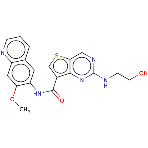 Chemical structure of BindingDB Monomer ID 206132