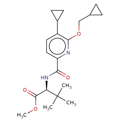 Chemical structure of BindingDB Monomer ID 210534