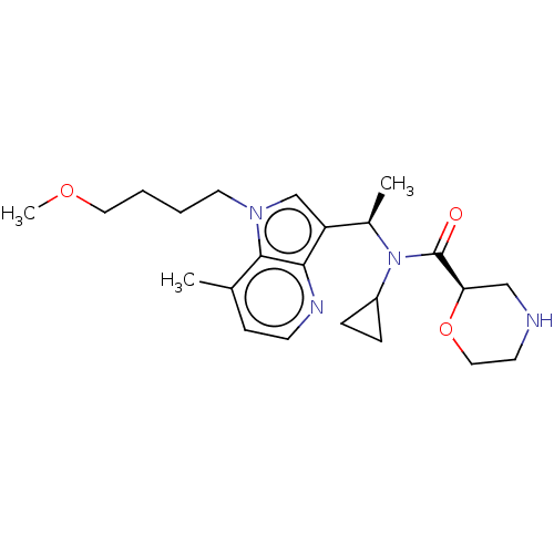 Chemical structure of BindingDB Monomer ID 212575