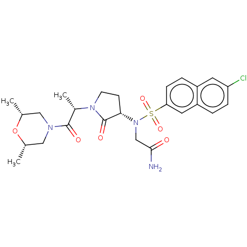 Chemical structure of BindingDB Monomer ID 226050