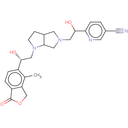 Chemical structure of BindingDB Monomer ID 254095