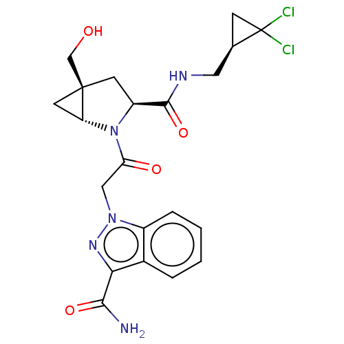 Chemical structure of BindingDB Monomer ID 254474