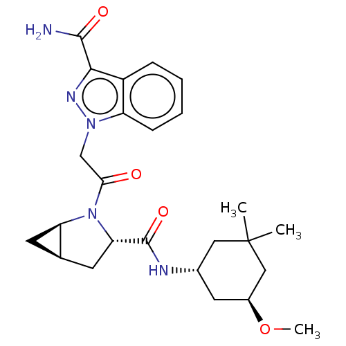 Chemical structure of BindingDB Monomer ID 256254