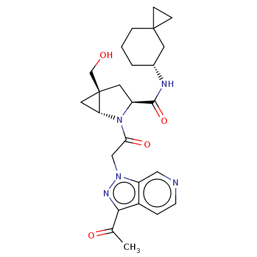 Chemical structure of BindingDB Monomer ID 256261