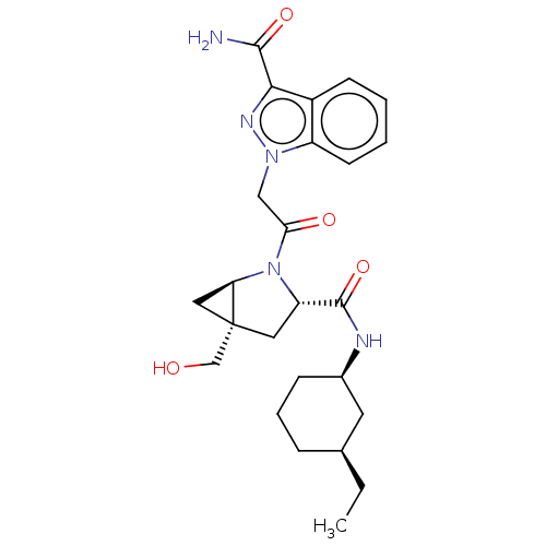 Chemical structure of BindingDB Monomer ID 256265
