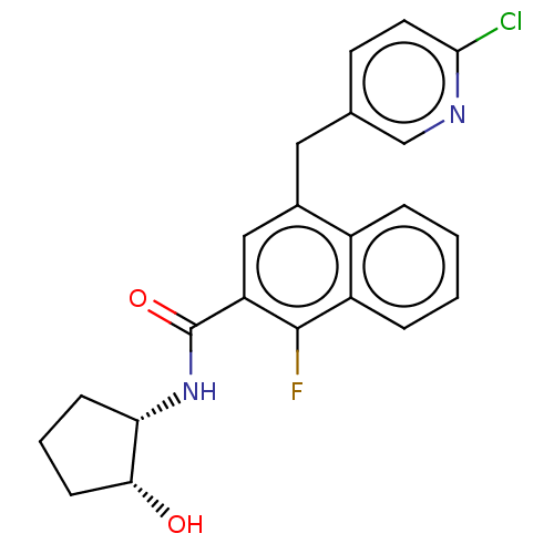 Chemical structure of BindingDB Monomer ID 261720