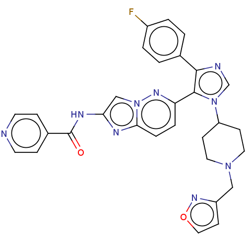 Chemical structure of BindingDB Monomer ID 274434
