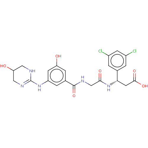 Chemical structure of BindingDB Monomer ID 279574