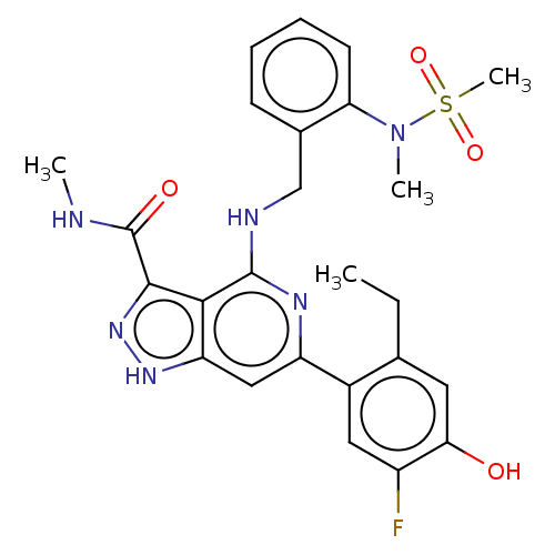 Chemical structure of BindingDB Monomer ID 281343