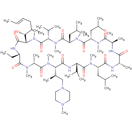 Chemical structure of BindingDB Monomer ID 286548