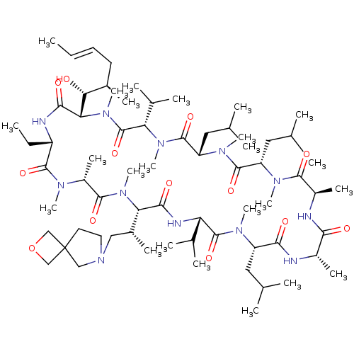 Chemical structure of BindingDB Monomer ID 286552