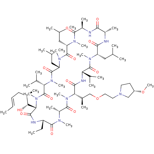 Chemical structure of BindingDB Monomer ID 286568