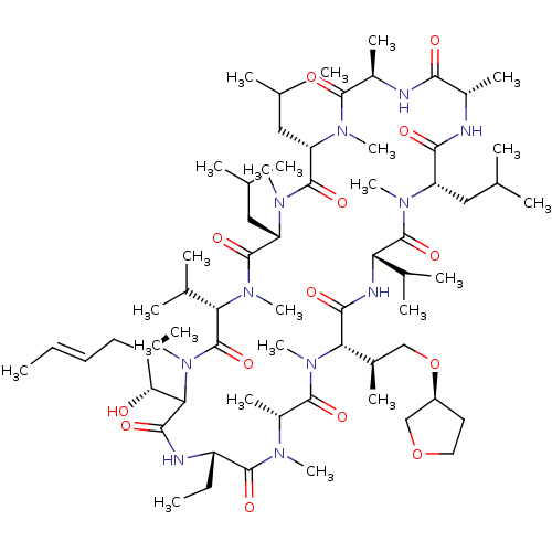 Chemical structure of BindingDB Monomer ID 286582