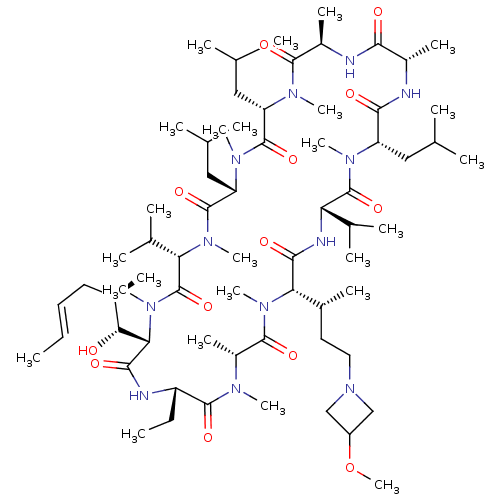 Chemical structure of BindingDB Monomer ID 286601