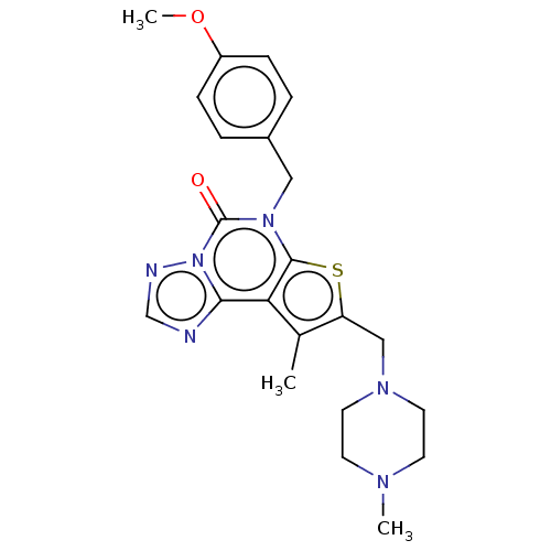 Chemical structure of BindingDB Monomer ID 289574