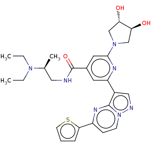 Chemical structure of BindingDB Monomer ID 292587