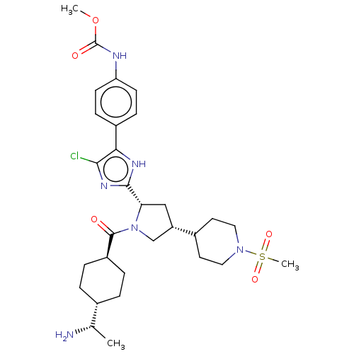 Chemical structure of BindingDB Monomer ID 294104
