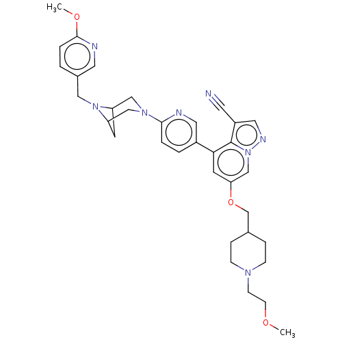 Chemical structure of BindingDB Monomer ID 296708