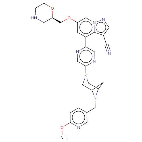 Chemical structure of BindingDB Monomer ID 296817