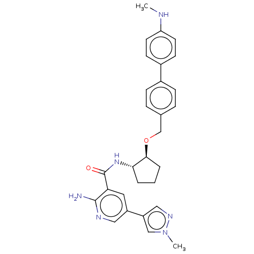 Chemical structure of BindingDB Monomer ID 298730