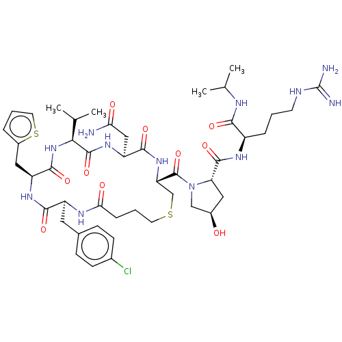 Chemical structure of BindingDB Monomer ID 301683