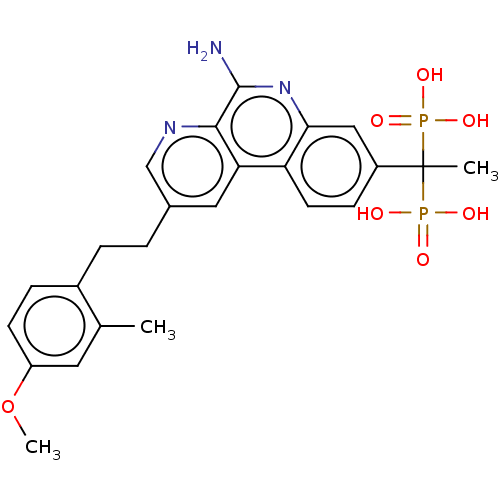 Chemical structure of BindingDB Monomer ID 301803