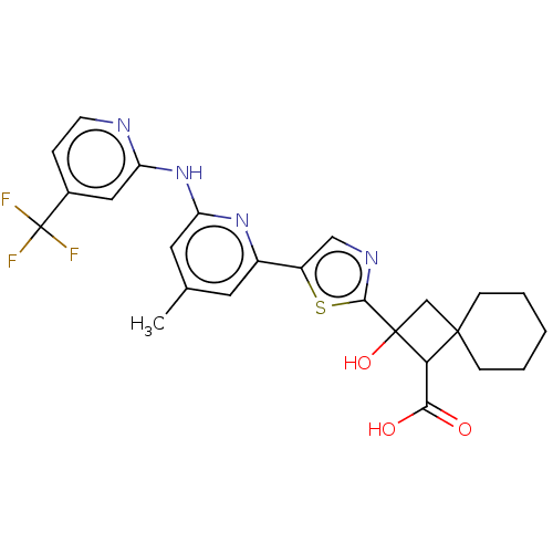 Chemical structure of BindingDB Monomer ID 302034