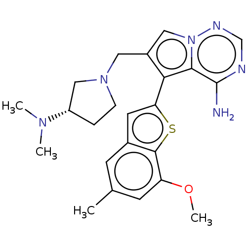 Chemical structure of BindingDB Monomer ID 302420