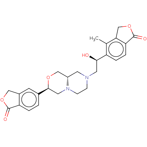 Chemical structure of BindingDB Monomer ID 312606